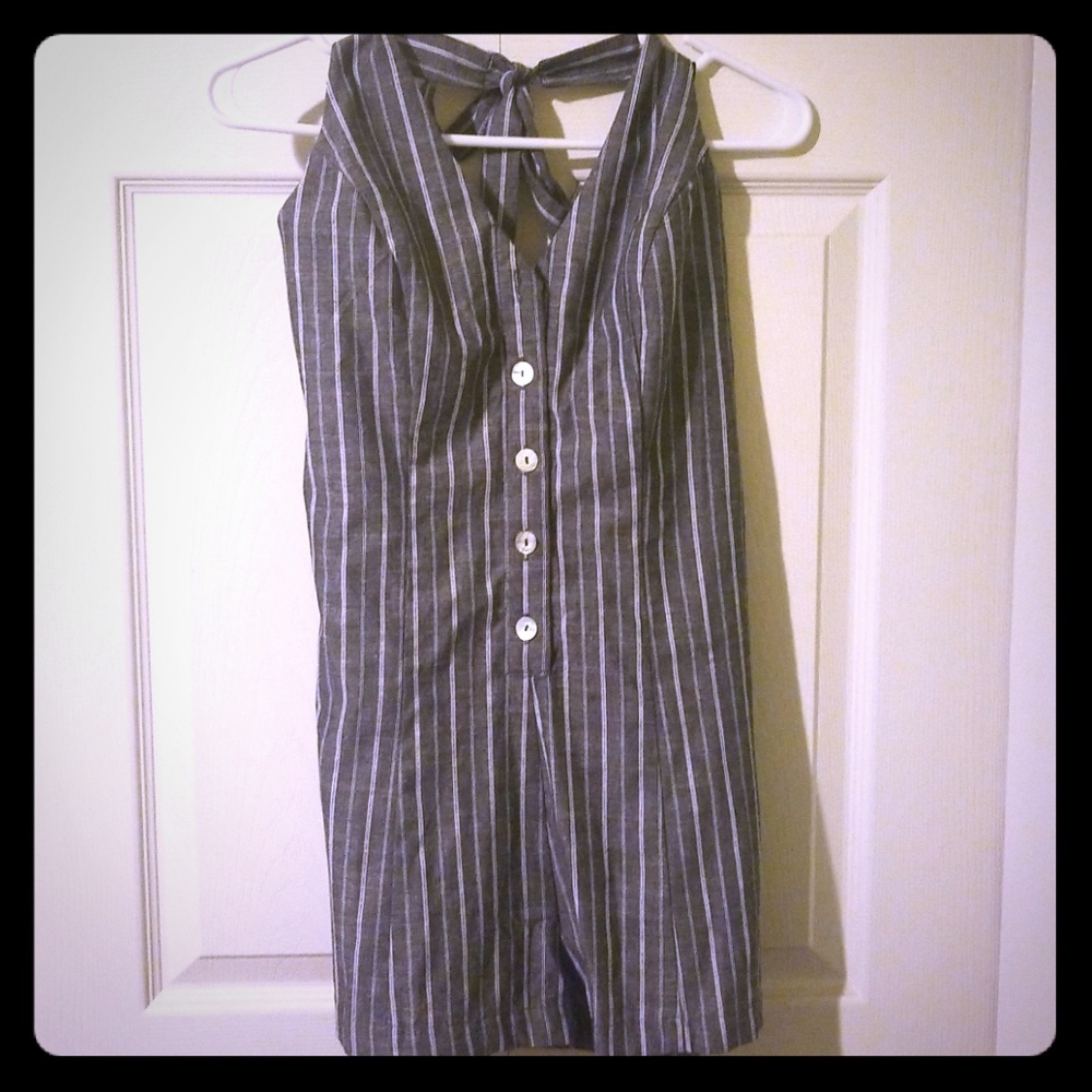 Striped romper from Rose and Remington.